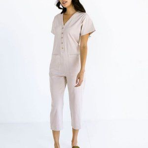 EUC! Suunday Jumpsuit in Mushroom (L)